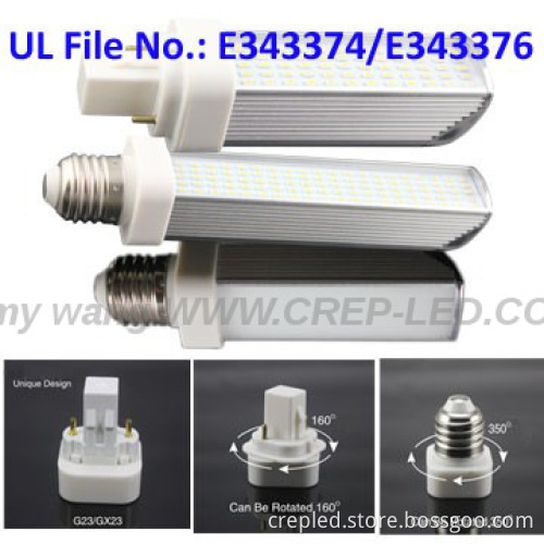 ul two&four pins led pl light g24d g24q g23,equivalant to 26-32W cfl